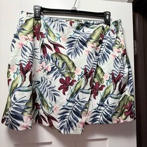 Floral Print Women's Skort